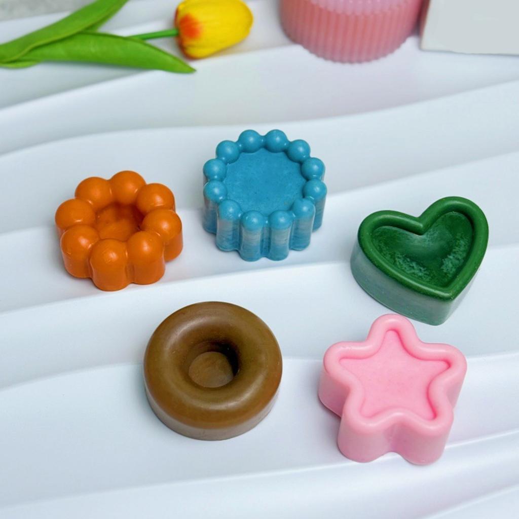 Heat Resistant Silicone Mold For DIY Crafts Chocolate Candy Dessert Heart Shapes Easy Release Design Party Baking Molds