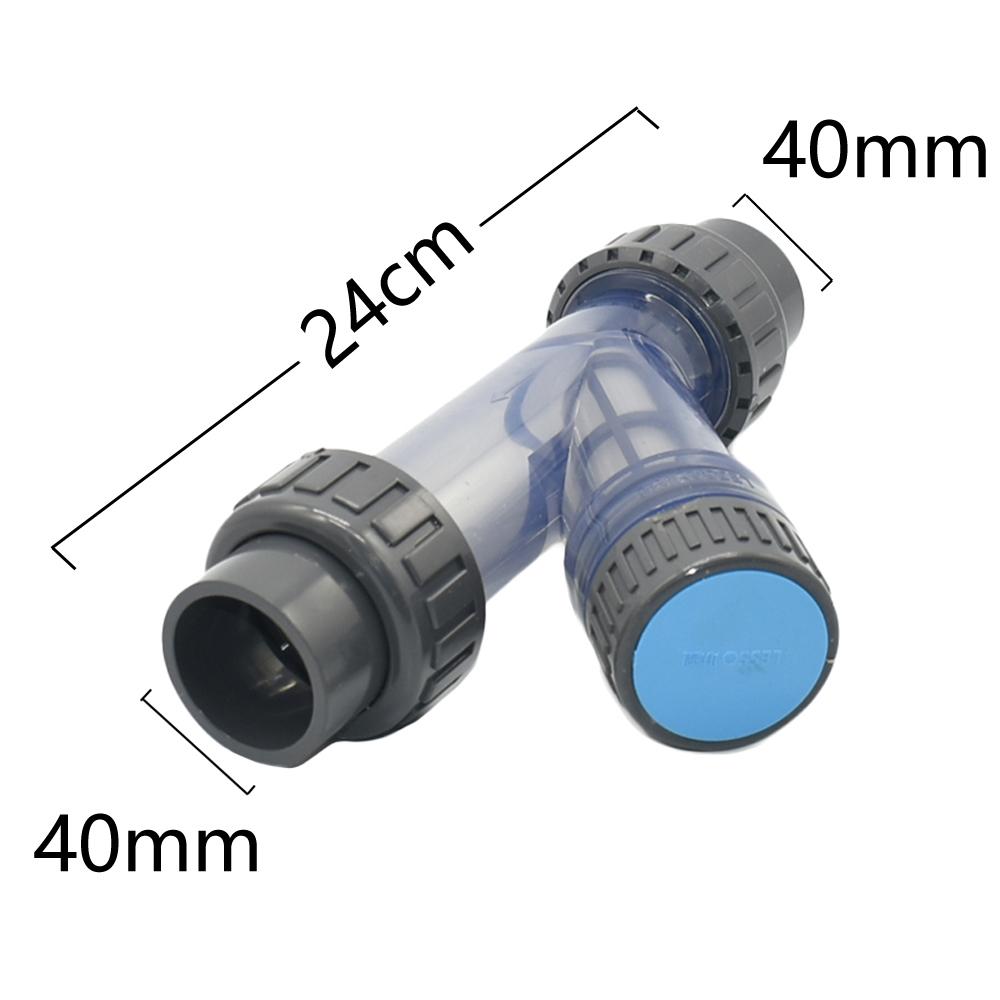 20/25/32/40/50/63mm Bewässerungsfilter Transparent Farm Gartenbewässerungsfilter Kunststoffrohr Schnellkupplung Sieb