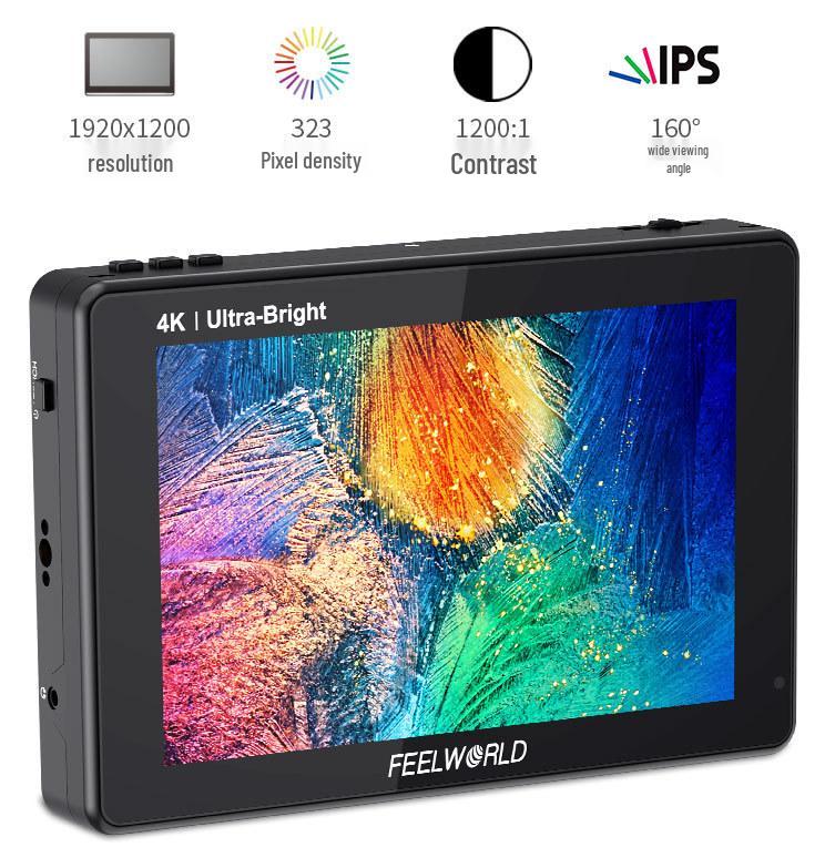 FEELWORLD LUT7 PRO 4K HDR Monitor Kit - 2200nits Touchscreen, External Power Supply
