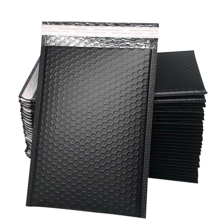 

Matte Black Self-Adhesive Bubble Film Packaging Bag