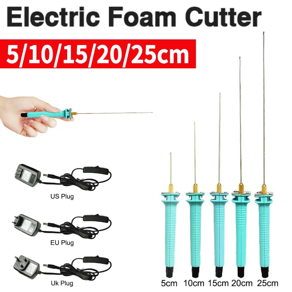 Foam Cutter Pen Electric Foam Cutting Tool 110-240V Portable Fast Heating for Styrofoam Foam Cutting 25/20/15/10/5cm