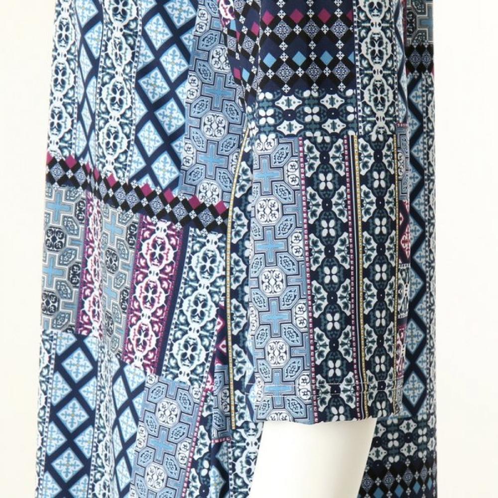 Wacoal Geometric Pattern Loungewear Dress Wgn375w 