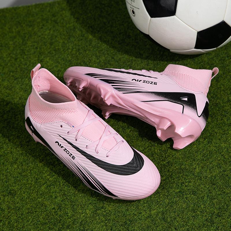 Outdoor Men Football Field Boots Grass Training Professional Football Shoes Long Spikes Fast Soccer Shoes Society Cleats Sneaker