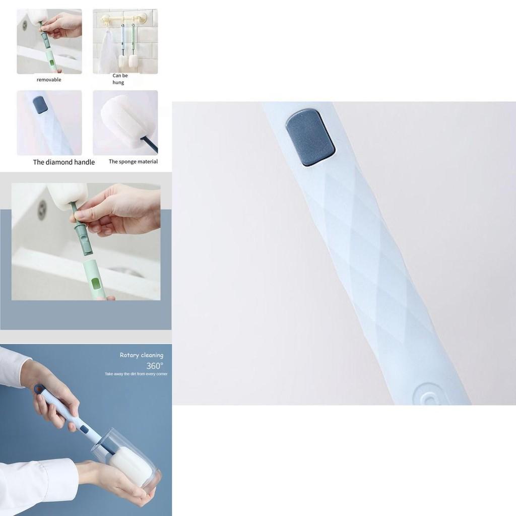 High-quality Long Handle Sponge Cleaning Brush For Mugs And Bottles Easy To Store
