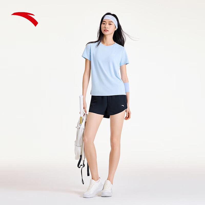 Anta Women's Quick-Dry Ice Silk Short Sleeve Running Set