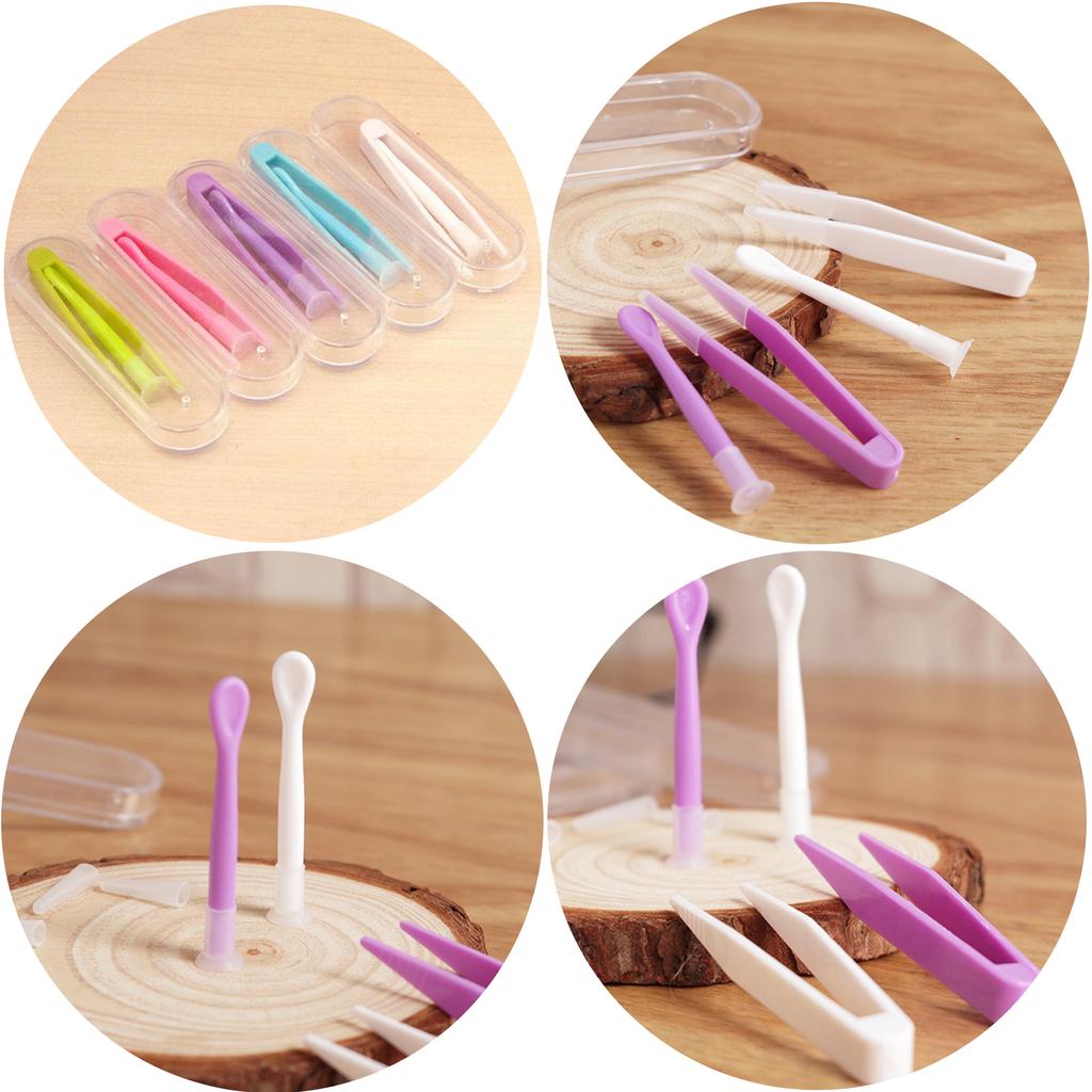 Lens Suction Stick Practical Multicolor Tweezers Lens Inserter Remover New Clamps Tool For Home And Travel Use Eye Care