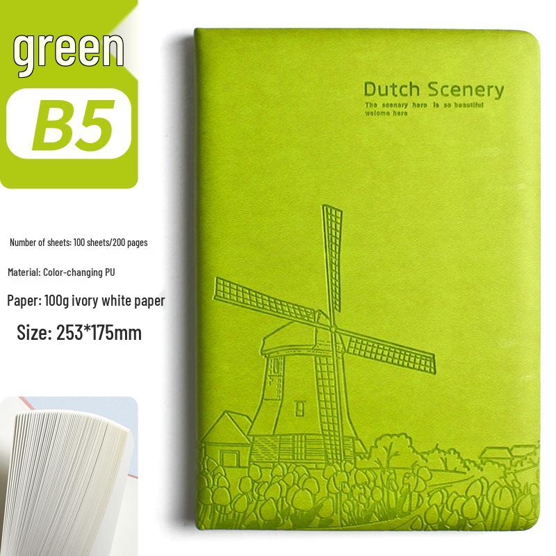Thickened A5 Literary Style Hardcover Notebook - Cute Girly Heart Planner, Creative Journal Diary B5 Size.