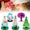 Colorful And Interactive 15cm Christmas Tree Toy With Snowflake Crystals For Children