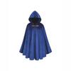 Medieval Velvet Deerskin Hooded Cloak - Renaissance Cosplay Costume Robe