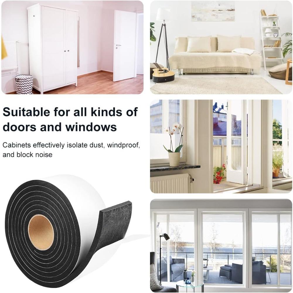 EVA-Schaumklebeband Feuchtigkeitsbeständig Stoßfest Reibungsschutz Konservierungsband Dichtung Einseitig Selbstklebender Schaumstoff