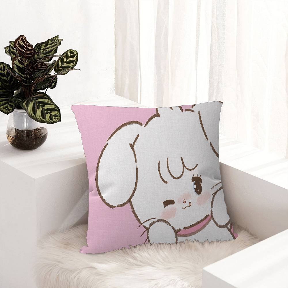 Милая мультяшная кошка Микко Офисная подушка Наволочка для подушки Автомобильная наволочка 45X45 см Наволочка для поясничной подушки Наволочка для диванной подушки 30cmx30cm