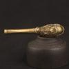 1 Pcs New Buddha Head Buddha Pipe Smoking Utensils Bronze Smoking Utensils Crafts Collection Ornaments