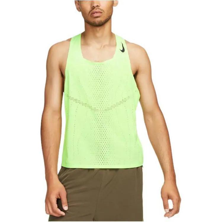 Nike Running Tank Top Asia Version Men's Green (Unisex) Running Tank Tops DM4625 358