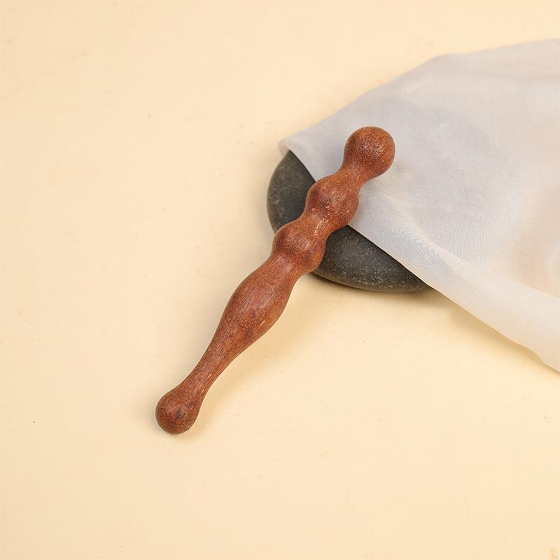 Premium Wooden Acupoint Massage Stick Multi-use Meridian Massage Tool for Foot Head Body Relaxation Daily Beauty Care
