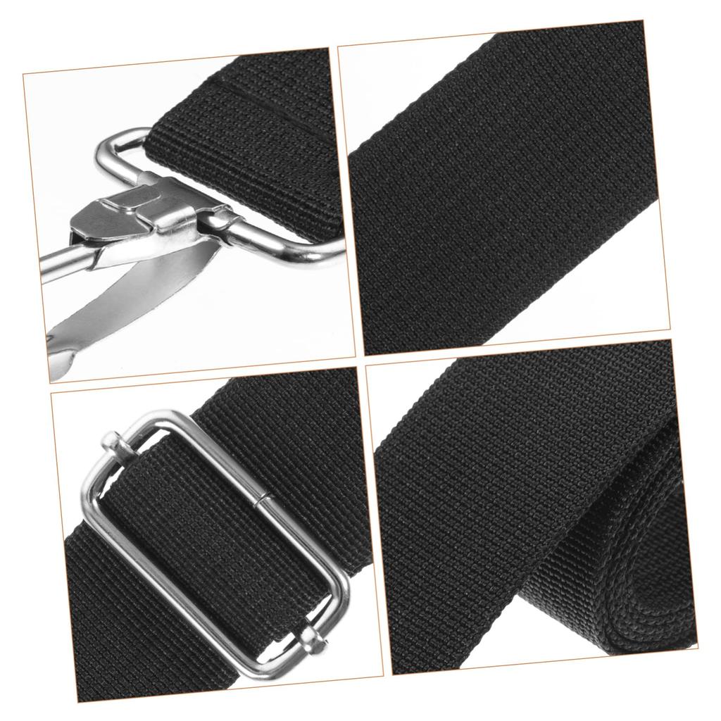 NUOLUX Snare Drum Stick Shoulder Strap for Concerts and Pack of Replacement Mylar Marching Snare Accessories for Drums Strap, Double-Sided Play, 4,