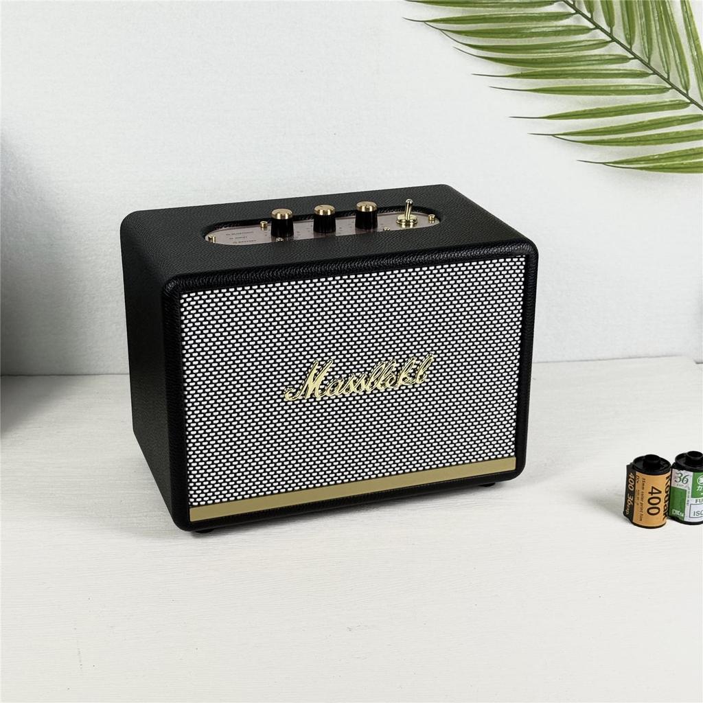 Marshall Speaker Model Audio Figurine: Wood and Leather Prop (Non-functional)