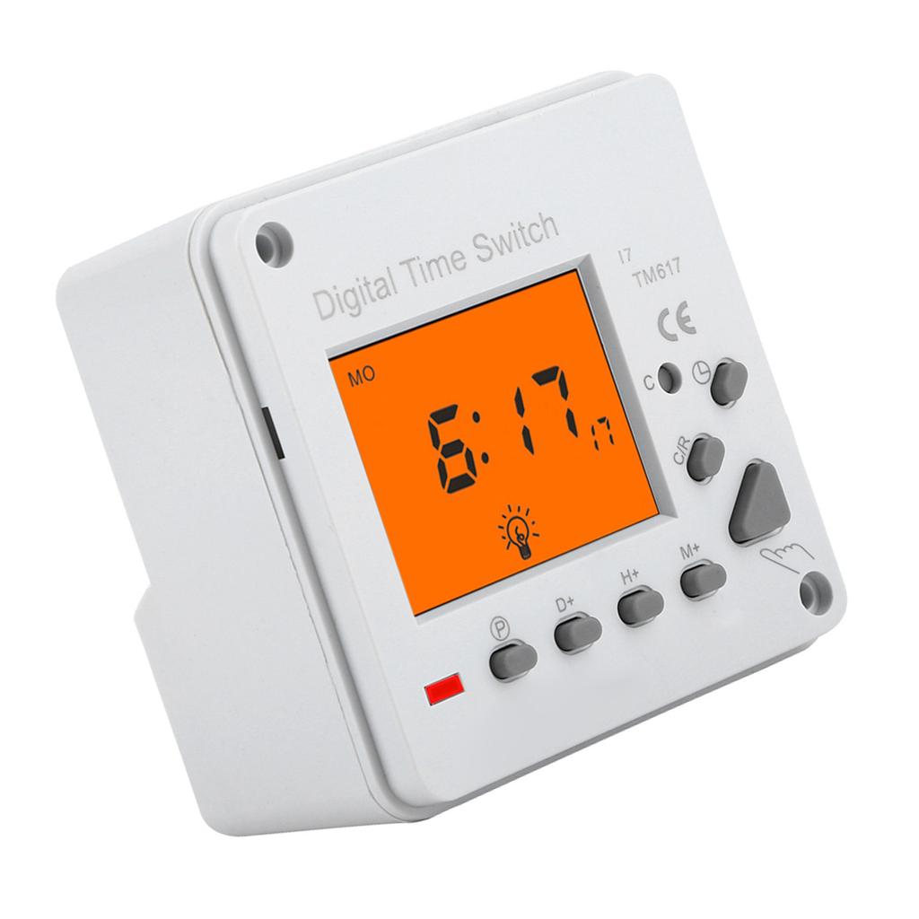 Digital Electric Durable Programmable Smart Control Switch Timer with Backlight Display(220V)