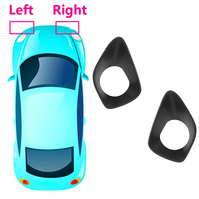 Left/Right Front Bumper Fog Light Lamp Cover Trim Bezel for Jeep Grand Cherokee Laredo E Sport Utility 4-Door 2012-2013