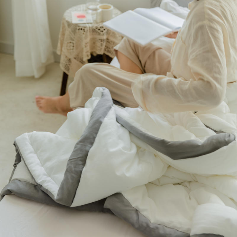 MissDeer Japonský minimalistický styl Měkká přikrývka Single Queen King Size Klimatizační přikrývka