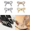 Sparkling Shoe Decoration Trendy Bowknot Shoe Accessory Versatile Shoe Clip Fashionable Crystal Shoe Buckles Charm