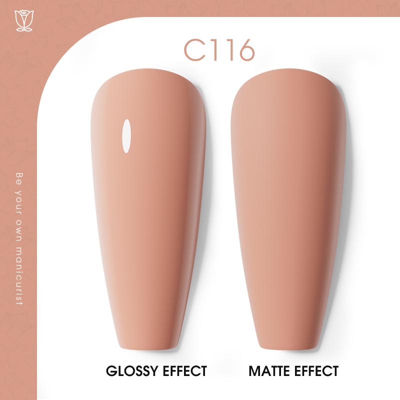 ROSALIND Skleněná Černá Lahvička 118 Barev UV Gel Lak na Nehty Pro Nehtové Umění Semipermanentní Soak Off UV Led Gelový Lak Hybridní Gelová Báze Vrchní Lak Gel na Nehty