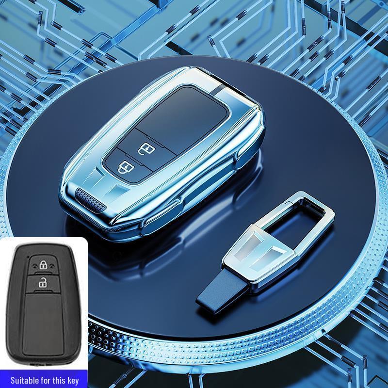 

Luxury Key Shell Case for 2022 Toyota RAV4 Dual-Engine Model