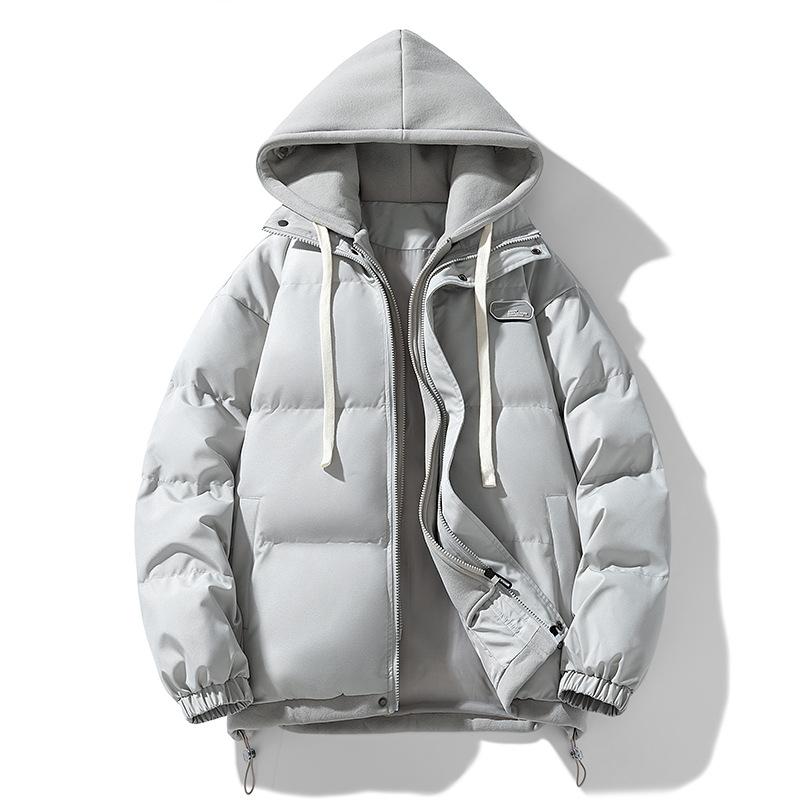 Loose-fitting, Warm, Hooded Winter Jacket for Men and Women – A Stylish and Practical Outerwear for Couples.