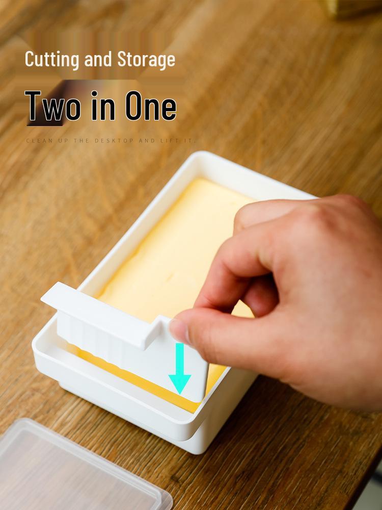 Imported Japanese Butter and Cheese Storage Cutter Box