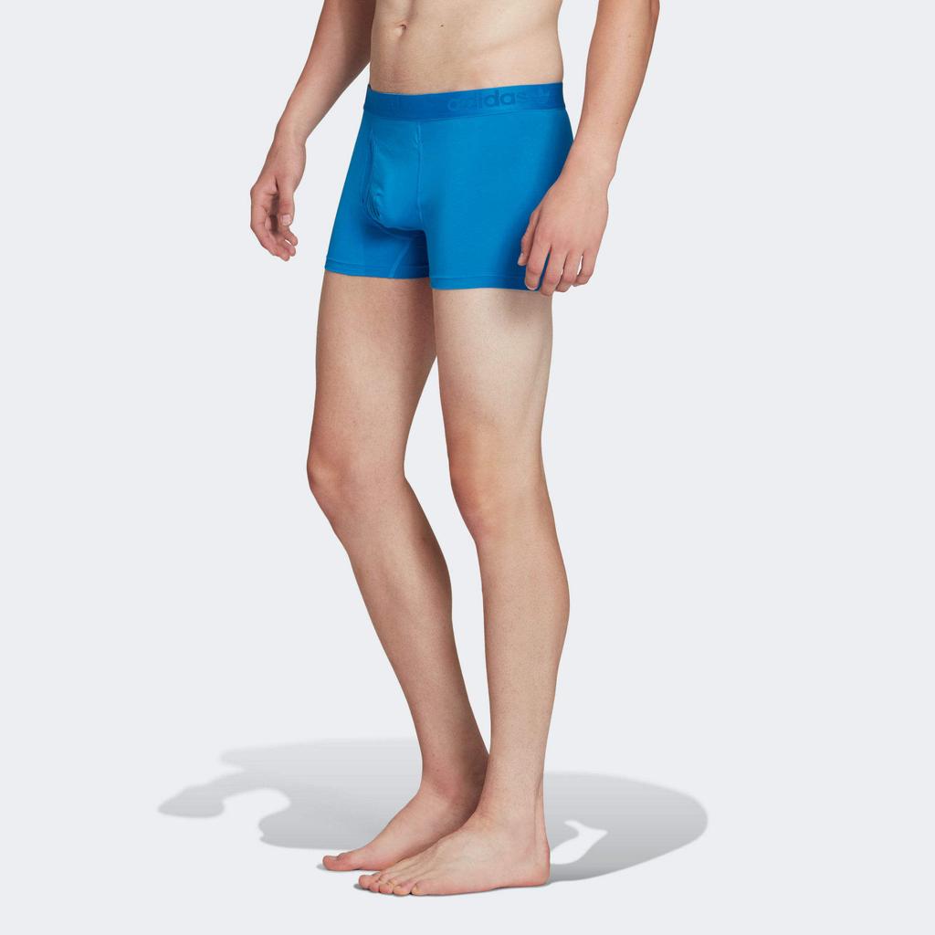 adidas Originals Logo Print Slim Fit Boxer Briefs 2 Pack Men Underwear GB0863