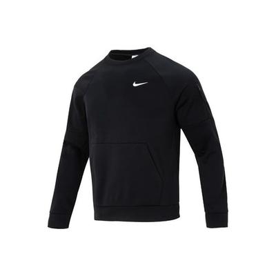 Solid Color Crewneck Pullover Sweatshirt for Men