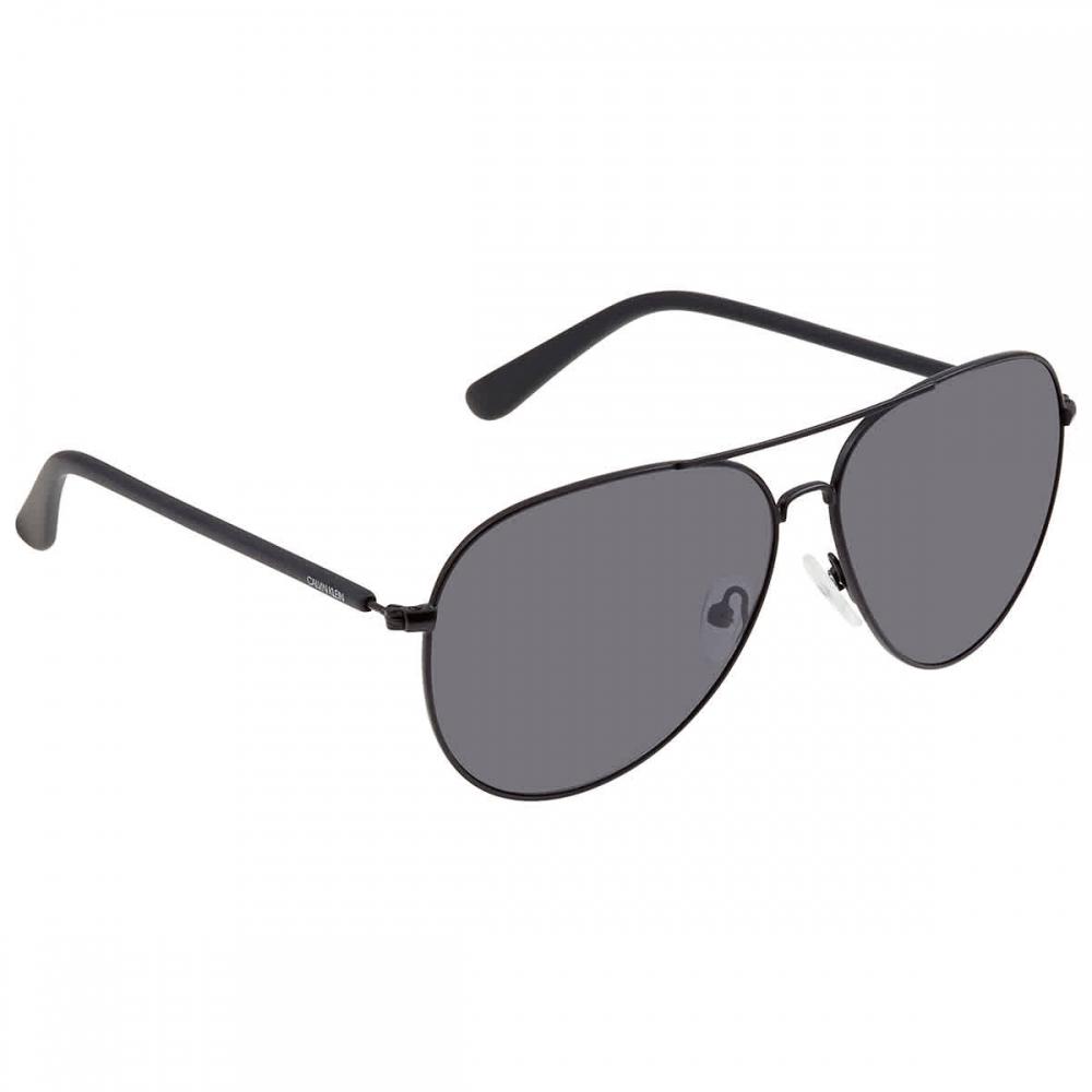 Calvin Klein Grey Pilot Unisex Sunglasses Ck19314s 001 60 Multi