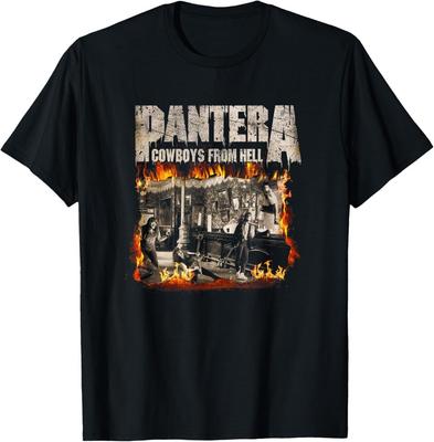 Επίσημη Μπλούζα Pantera Cowboys From Hell Cover Fire