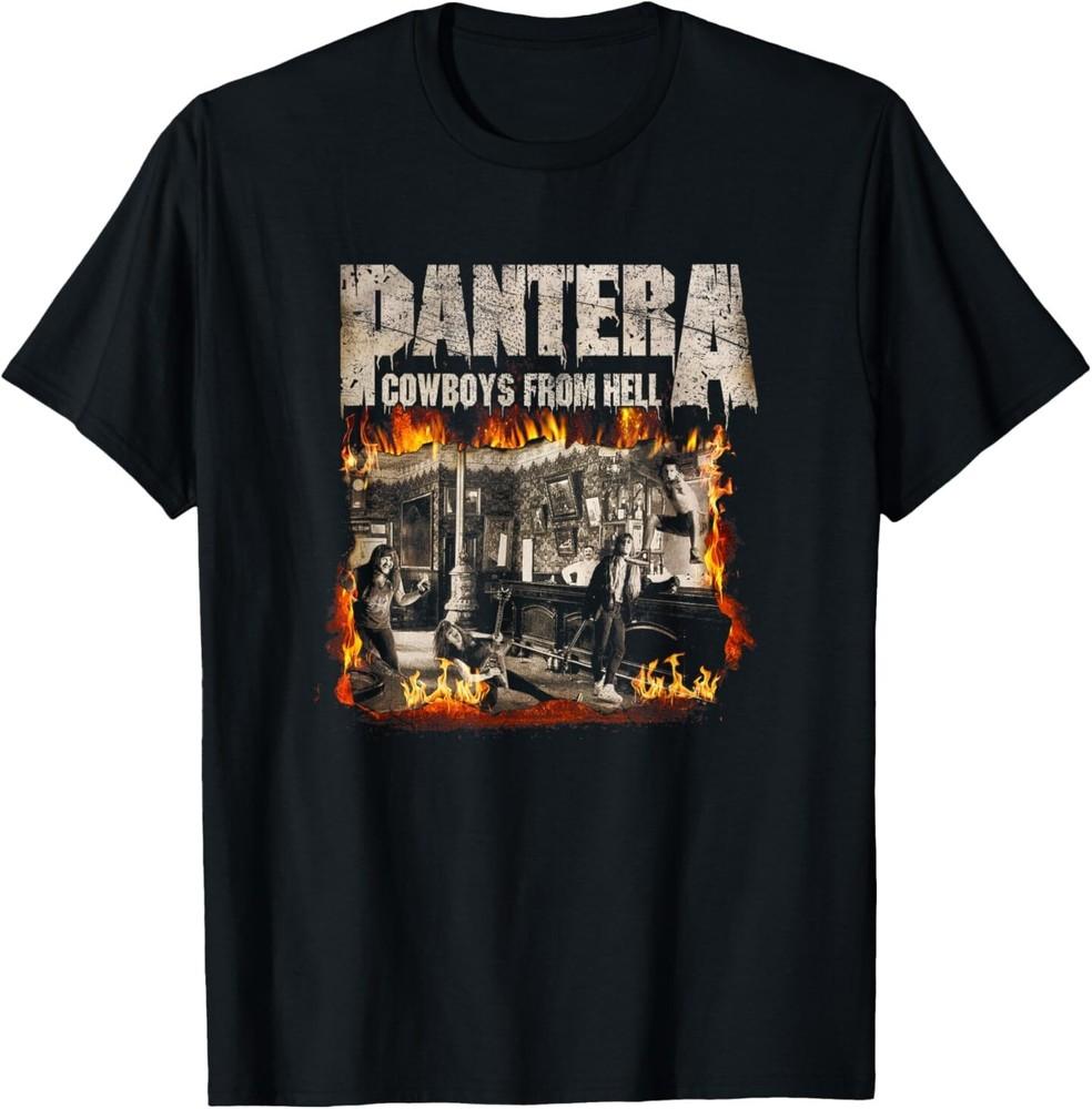 

Pantera Official Cowboys From Hell Cover Fire T-Shirt XL