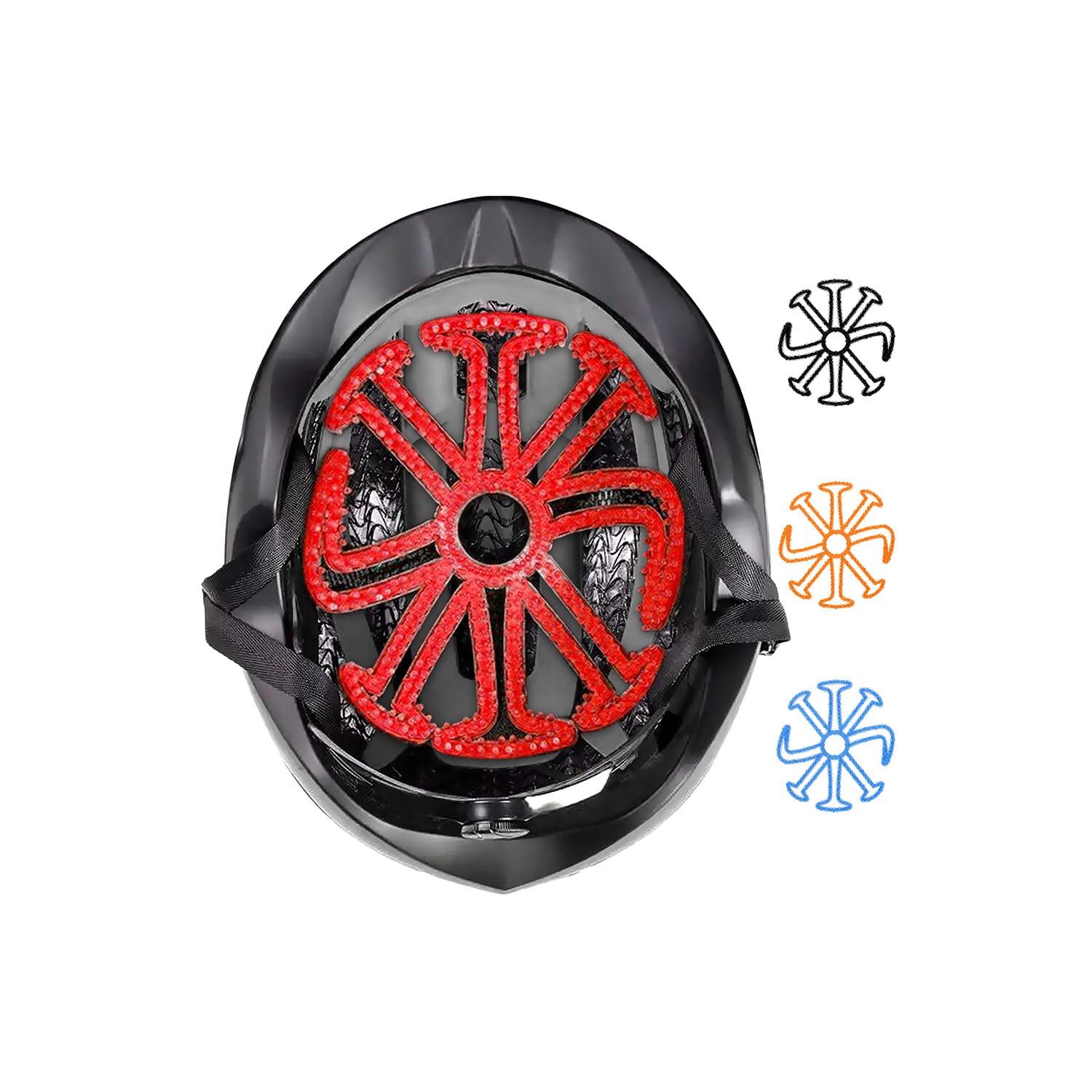 

TANAMACHI Helmet Ventilation Liner, Helmet, Inner, Helmet, Prevents Hair Loss, Helmet Inner Pad, Air красный