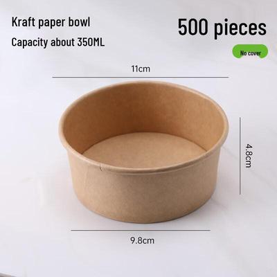 Disposable Kraft Paper Food Bowls