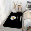 G-G-Dragon P-Peaceminusone Floor Mat INS Style Soft Bedroom Floor House Laundry Room Mat Anti-skid Household Carpets
