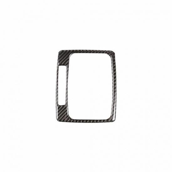 Real Carbon Fiber Central Console Gear Shift Cover Trim For Benz C-Class 2007-14