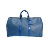 Epi Kiepol 45 Travel Bag Epi Leather Blue Unisex M42975 Name Tag Used