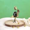 Shivling Idol Brass Sculpture Shiva Shivlingam Puja Abhishek Patra with Trishul and Nag Statue God Figurine Decor Gifts (3 X 2.6 X 4.7 Inches)