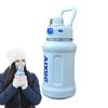 Insulated Stainless Steel Water Bottle Water Bottle For Sports Gym Leakproof Wide Mouth Bottle For Hot Cold Drink With Straw Lid