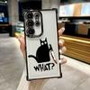 Terrifying Black Cat Knife Funda For Samsung S26 Ultra Phone Case For Galaxy S25 FE S26 S24 S23 S22 S21 Ultra S20 Plus 5G Cover