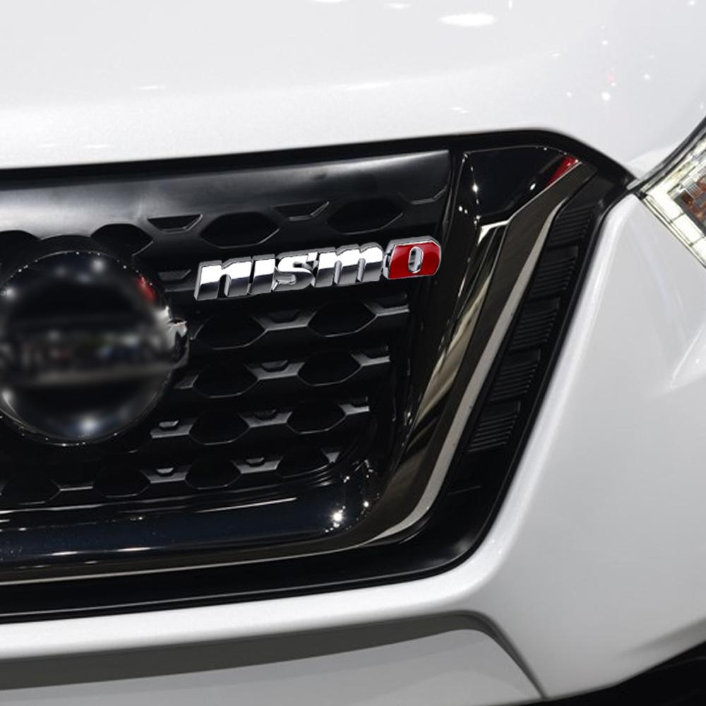 Car Front Rear Tail Trunk Bumper Nismo Emblem Stickers For Nissan Nismo X-trail GTR Qashqai Note Juke Sentra Patrol Navara Micra