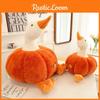 Pumpkin Up Dress Goose Plush Doll Childrens Birthday Toy Gift Home Decoration