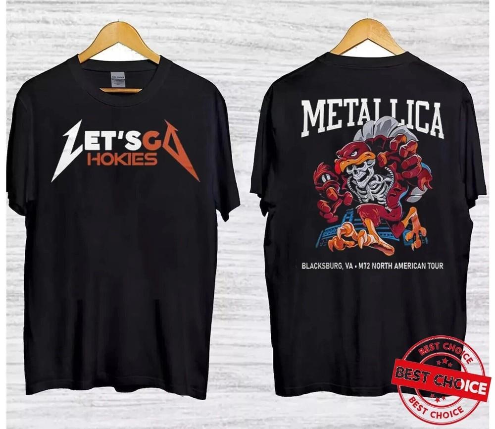 

Metallica 2025 Reprint Live Concert Graphic Tee Inspired by VA Show Unisex T-Shirt M