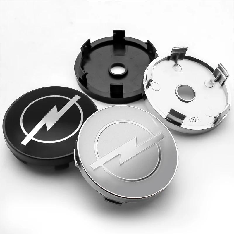 AAAFB1 4Pcs 56mm 60mm Car Wheel Hub Center Cap Rim Cover Emblem Stickers Accessories For Opel Astra J Insignia Astra Corsa Zafira Mokka