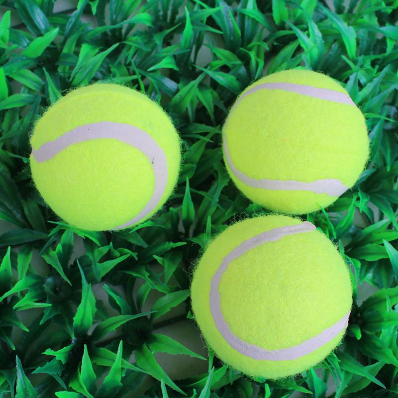 Pet Tennis Toys Level 2 Dog Tennis Micro Elastic Rubber Ball Dog Ball Bite Dog Training Supplies