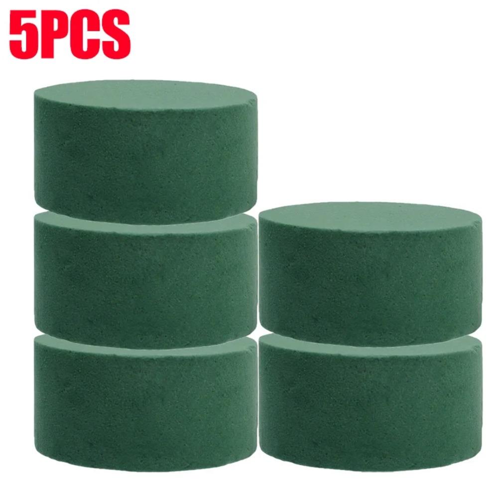1/30x DIY Round Floral Foam Block Florist Floral Foam Brick Artificial Flower Dry Wet Flower Mud Garden Absorb Water Foam Block