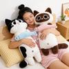 Soft Plush Fish Cat Long Body Pillow For Sleep And Relaxation Girls Side Sleeping Comfort