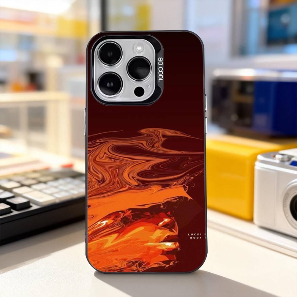 L-Lucki Rapper Gemini Cool For iPhone 11,12,13,14,15,16,17,Pro,Max,Plus,E,Air,Mini Phone Case IMD Matte Black