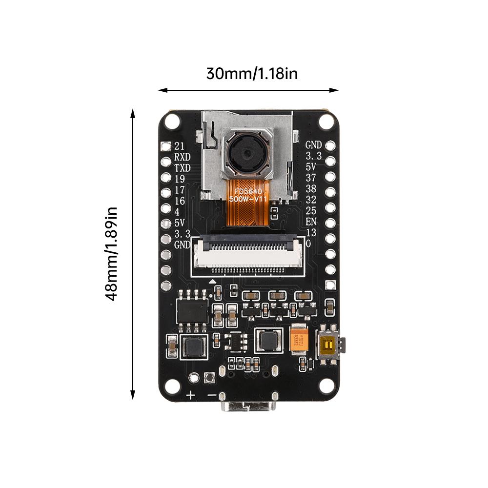 Tye-c ESP32-CAM Development Board WiFi Bluetooth 80-240MHz Module CH340 With  OV5640 Camera Modulle  500W Pixel